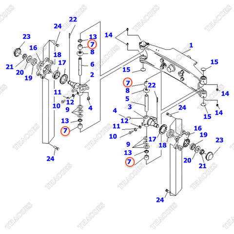 Vòng bi kim 3EB-24-32440 (K8)