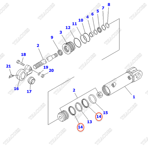 Căn đệm 3EB-64-44550 (K18)