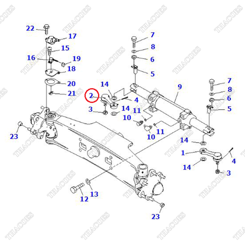 Khớp nối cầu rotuyn phải 3BA-24-71320