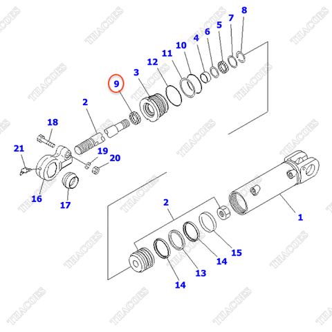 Phớt bụi 3UE-63-11230 (K18)
