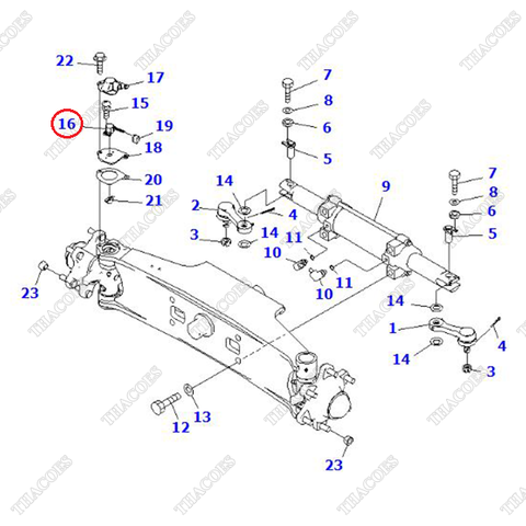 Cảm biến góc lái 3EB-24-51311