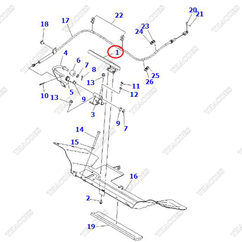 Bàn đạp chân ga 3EB-37-41160