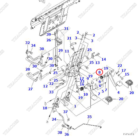 Lò xo chân phanh (MT)