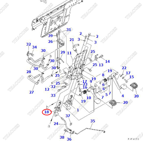 (MT) Xi lanh côn trên 3EB-36-51212; 3EB-36-51211