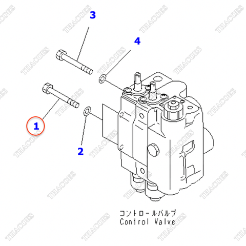 (2sv) Bulong ghép van 30A-61-11940