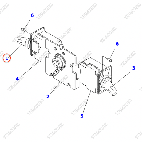 (AT) Công tắc tiến lùi 3EB-56-43220