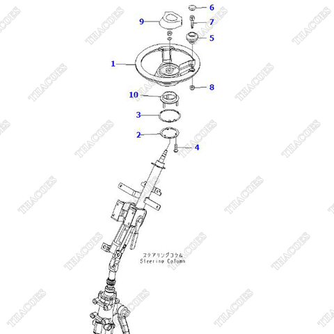 Cụm vô lăng tay lái 3EB-33-41111