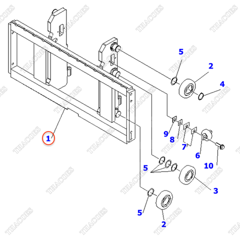 Giá nâng 37B-7A5-6010UE (W1020mm)