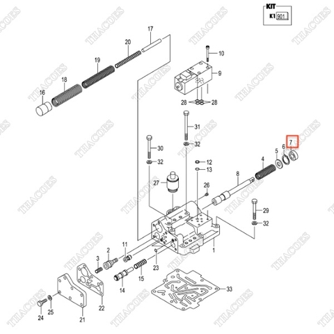 Phớt dầu trục ngắt số 15943-82661