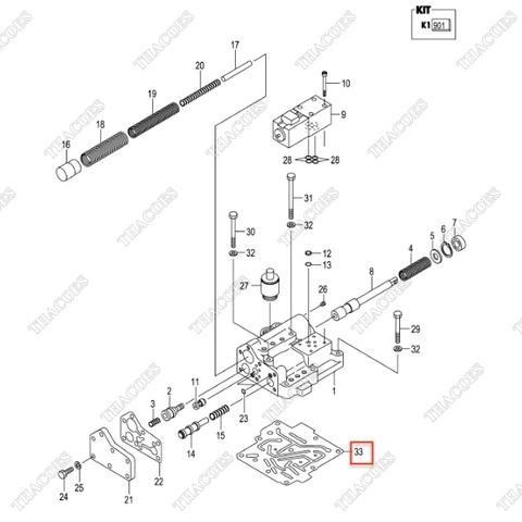 Gioăng mặt van 143E3-82331