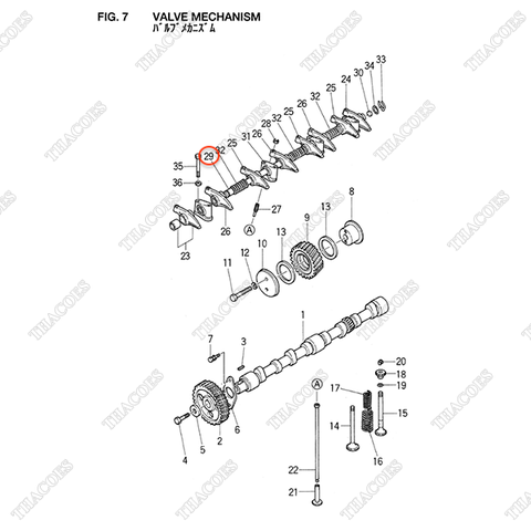 Trục dàn cò Z-8-94100-291-0