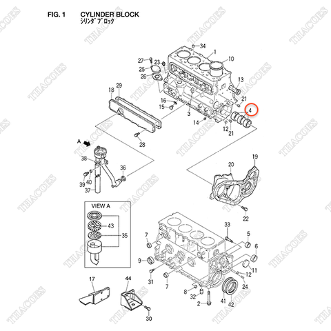 Bộ bạc trục cam 20801-08311 (3 cái)