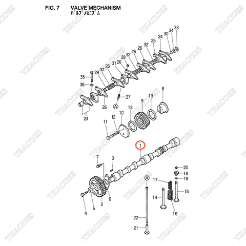 Trục cam Z-5-12511-078-4