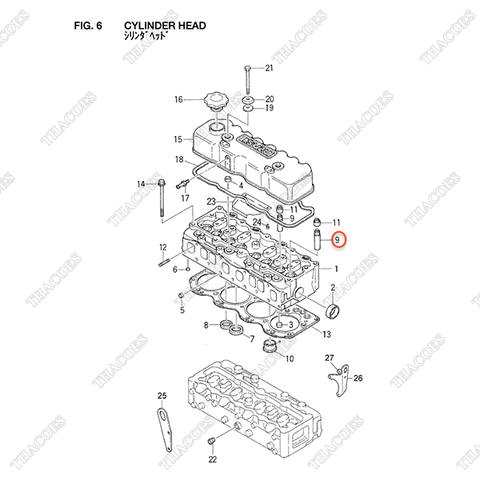 Dẫn hướng xupap 20801-0Z141