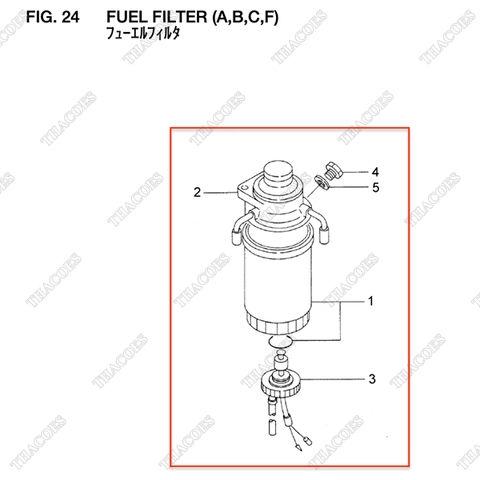 Cụm bơm tay diesel Z-8-94367-292-2