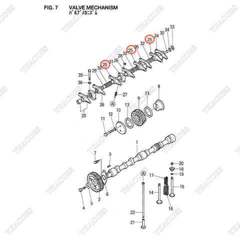 Tay cò Z-9-12611-347-0 (3 cái)
