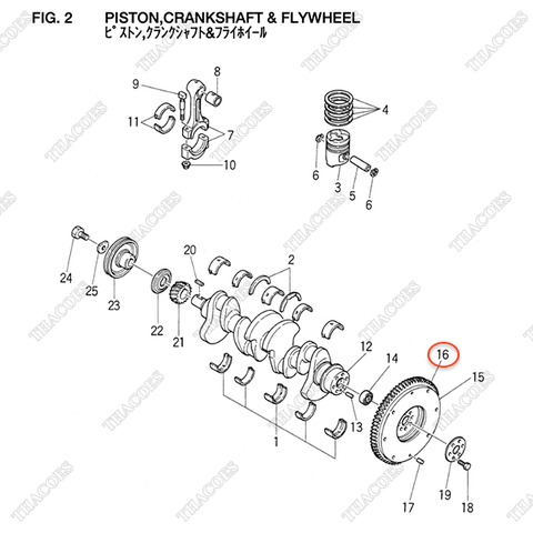Vòng răng bánh đà Z-9-12333-605-1