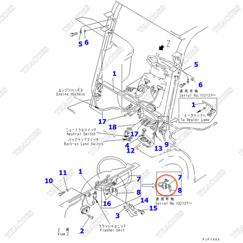 Ổ khoá khởi động 3EB-55-21761; 3EC-55-31650; 3EB-55-21760