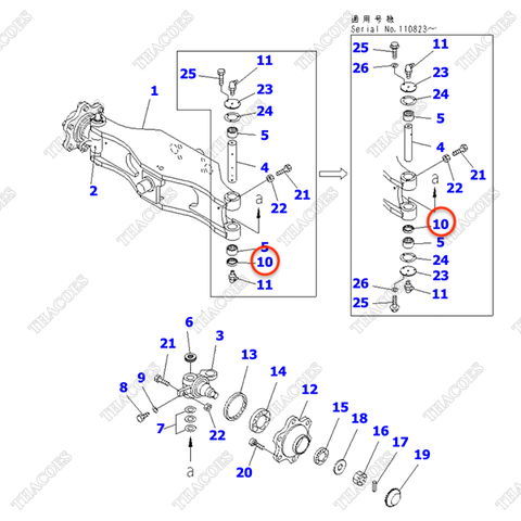 Phớt mỡ 34C-24-11320; 07145-00035; 855661151 (K8)