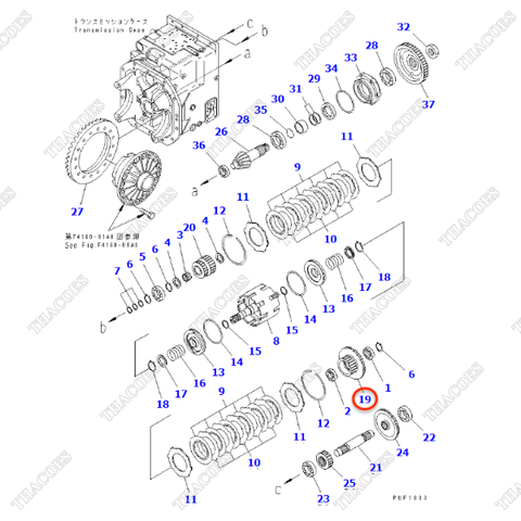 (1st) Bánh răng 3EC-15-31310
