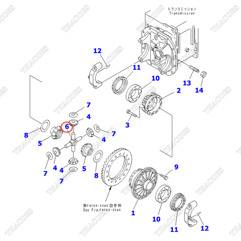 Trục chữ thập 3EC-21-11160