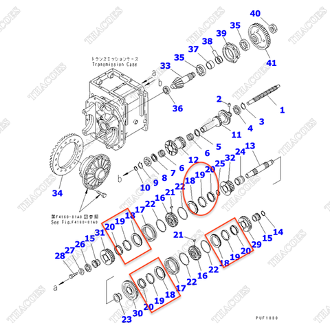 Bộ đồng tốc 3EC-14-31310 (18-19-20)