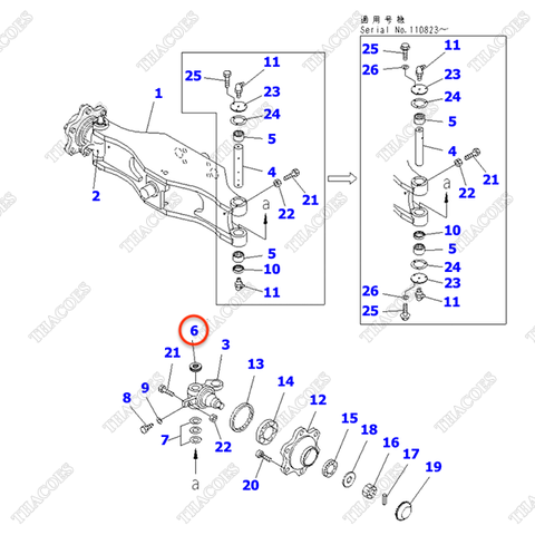 Vòng bi tì 34C-24-11310 (K8)