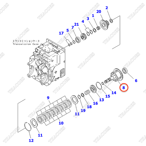(2nd) Trục ly hợp 3EC-16-31400