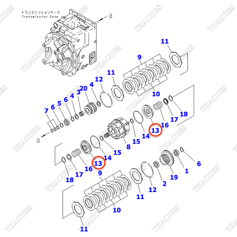 (2nd) Piston ly hợp 3EC-15-31240