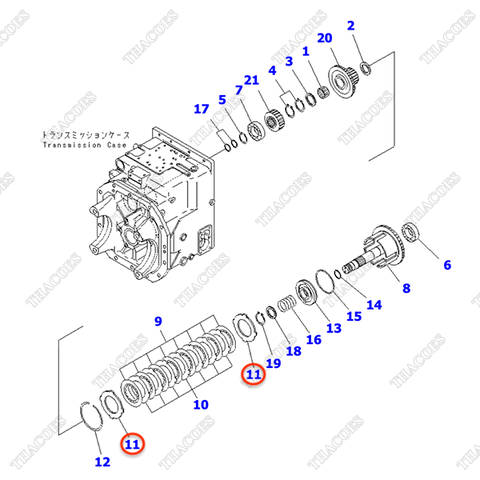 (2nd) Đĩa thép 3EA-15-11190 (vênh)