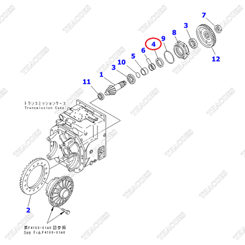 Phớt dầu 07013-50062 (K5)