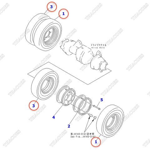 Lốp kép 37C-1GD-3010 (825-15)