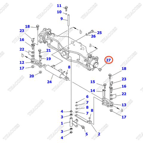Đai ốc tắc kê 34B-21-14151