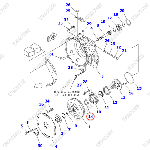 Phớt dầu DC8106212030 (K3)