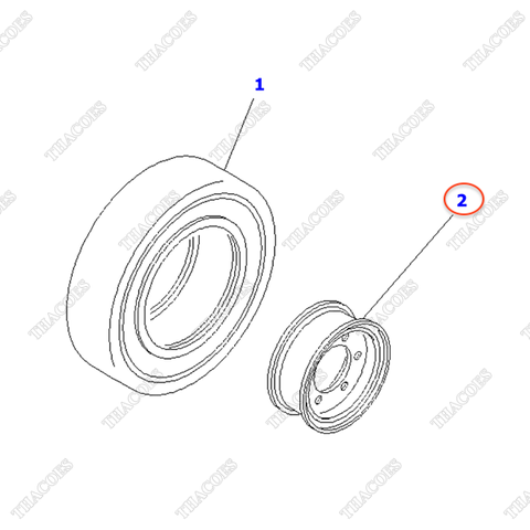 La zăng 34C-28-61120 (700-12)