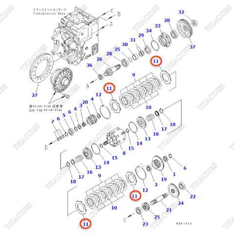 (1st) Đĩa thép 3EC-15-31290 (vênh)