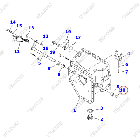 Phớt dầu 3EB-14-11180 (trục ly hợp)
