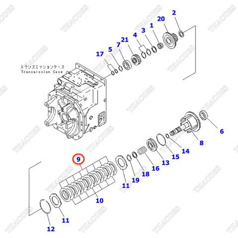 (2nd) Đĩa ma sát 3EA-15-11173; 3EA-15-11170