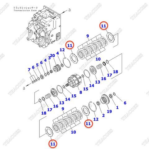 (2nd) Đĩa thép 3EC-15-31290 (vênh)