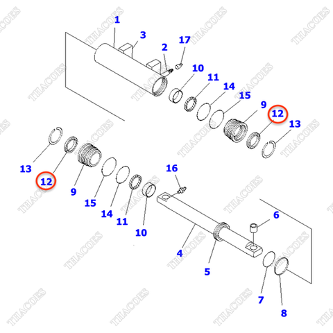 Phớt bụi NP30191-50050; NP23351-04418 (K9)