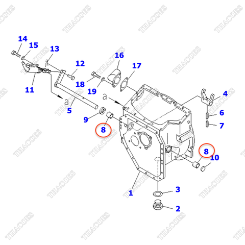 Bạc trượt 34C-10-11241 (trục ly hợp)