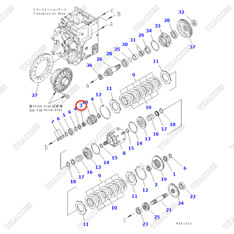 (1st) Vòng bi kim 3EB-16-21260