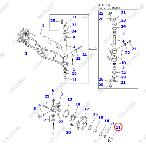 Nắp đậy moay ơ 3EC-24-31320ST; 3EC-24-31320SG; 3EC-24-31320; 3EC-24-31320SA