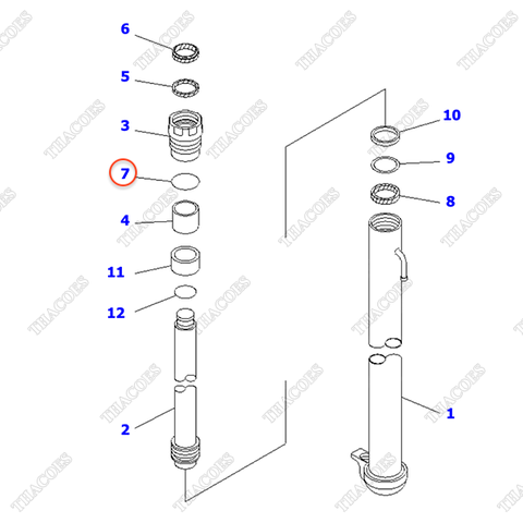 Oring 34B-63-15220 (K20, K21)