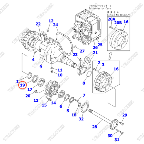 Phớt bụi 3EC-21-36250 (K1) (phía trong)