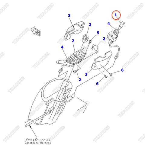 (AT) Công tắc đèn OS35255-37C-30; PS35255-37C-30