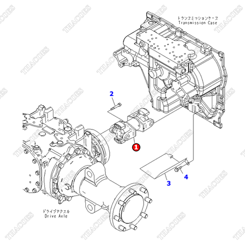 Trục các đăng 3EC-20-51210