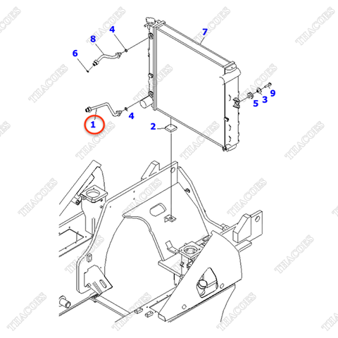 Ống dầu 3EC-04-51150