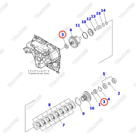 Vòng bi 06300-06207 (R1)