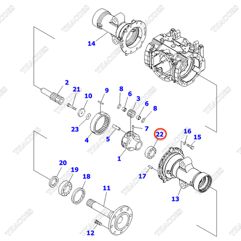 Vòng bi moay ơ 3EC-21-52390